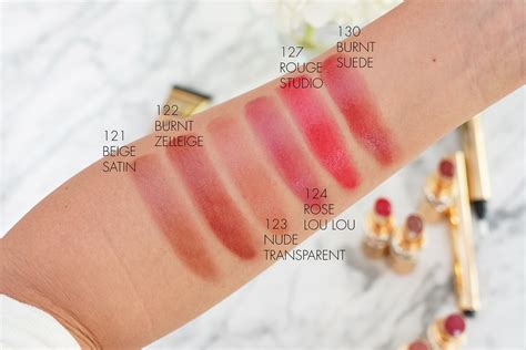 rouge volupte shine swatches.